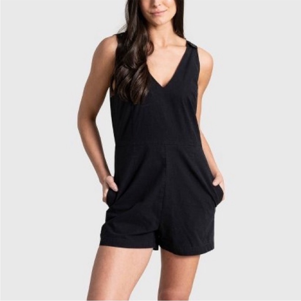 United By Blue Women's Organic V-Neck Romper‎